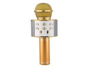 Bluetooth Karaoke Microphone Wireless Professional Conférencier Plate-poche chantant le haut-parleur Mic Speake1883306