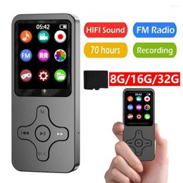 Reproductor MP3 Bluetooth, Walkman de música HiFi, Radio FM, medios portátiles, altavoz para caminar sin pérdidas, MP4, libro electrónico