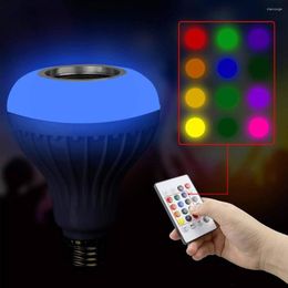 Bluetooth Music Bulb Light LED -kleur Veranderen slimme lampen met afstandsbediening voor thuisfeest