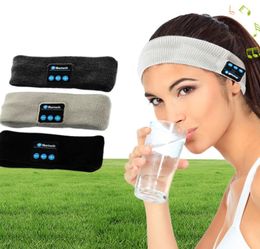 Bluetooth musique bandeau chapeaux dormir chapeaux écouteurs haut-parleur Runing casque mode Runing Sport Hat2531237