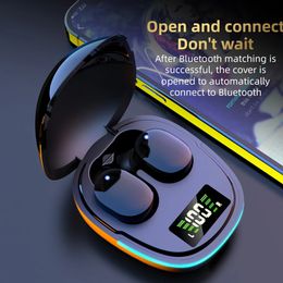 Bluetooth Nieuwe G9S Stereo TWS 5.1 Oortelefoon Kleurrijke ademlicht Digitale display Headset in Ear Draadloze koppelph