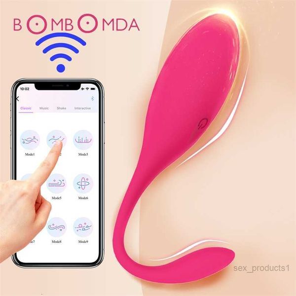Bluetooth culotte sans fil APP contrôle vibrateur oeufs vibrants balles portables G Spot Clitoris Massage jouet sexuel pour les femmes 2106235FH7