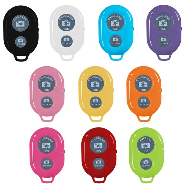 Controles remotos Bluetooth Botón Controlador inalámbrico Temporizador automático Cámara Stick Obturador Disparador Monopod Selfie para ios