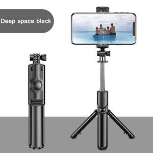 Bâton de selfie Bluetooth universel horizontal et vertical photographie trépied selfie bâton support de téléphone portable artefact de caméra