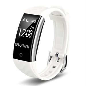 Bluetooth intelligente bande S2 Wristband moniteur de fréquence cardiaque IP67 étanche Smartband activité Tracker Bracelet pour Android IOS VS FitBit Charge 2