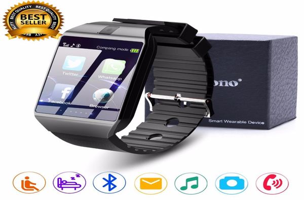 Bluetooth Smart Watch DZ09 Relojes SmartWatch Relogios TF SIM CAMACE POUR IOOS IPhone Samsung Huawei Xiaomi Android Phone9166722 Watch