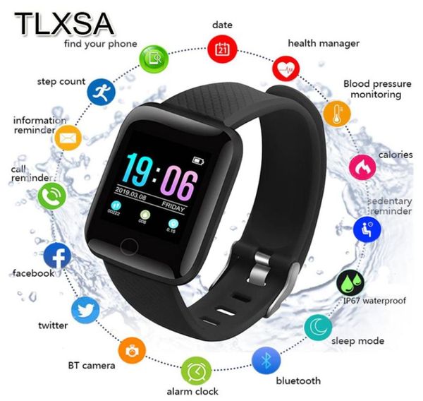 Reloj inteligente Bluetooth, podómetro deportivo, reloj de juguete para niños, Monitor de sueño, reloj deportivo resistente al agua para hombres, relojes deportivos D13 para Andr5810897