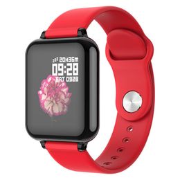 Bluetooth IP67 Waterdichte Smart Horloge Wearable Device Stappenteller Hartslag Monitor Kleur Display Android Armband voor iOS