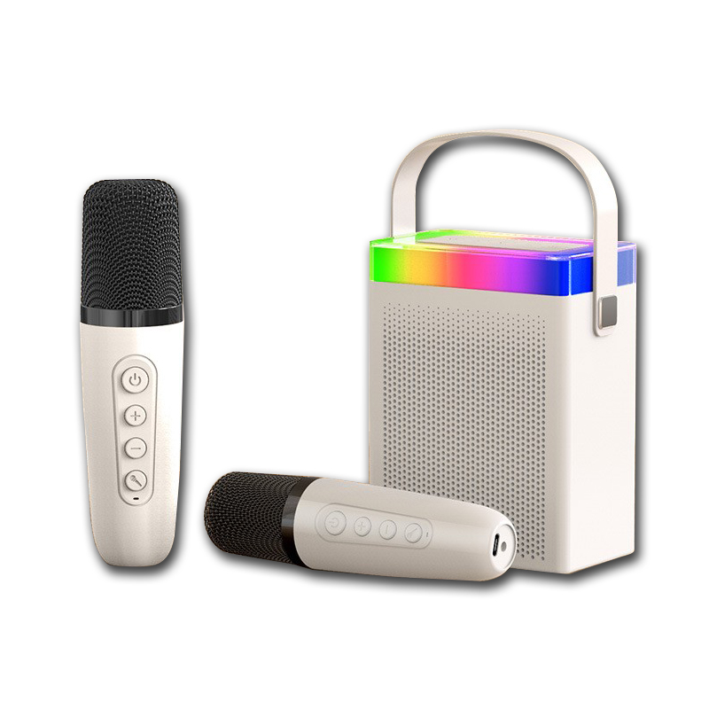 Gadget altoparlante Bluetooth per cantare canzoni Piccola famiglia audio Canto KTV Altoparlante per scheda microfono wireless di grande volume