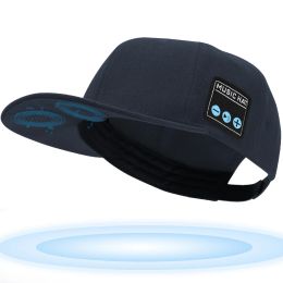 Gorro con Altavoz Bluetooth, visera para el sol, gorra de béisbol ajustable, altavoz/micrófono HD incorporado, para mujeres/hombres, tenis, correr, entrenar, deportes