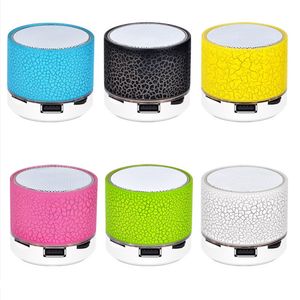 Bluetooth Speaker Mini Wireless Loudspeaker Crack LED TF Card USB Subwoofer Portable MP3 Music Sound Column for PC Mobile Phone