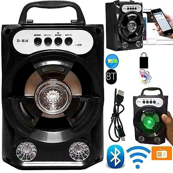 Haut-parleur Bluetooth Portable grande puissance sans fil stéréo caisson de basses haut-parleurs de basses lourdes prise en charge de la boîte de son Radio FM TF AUX USB