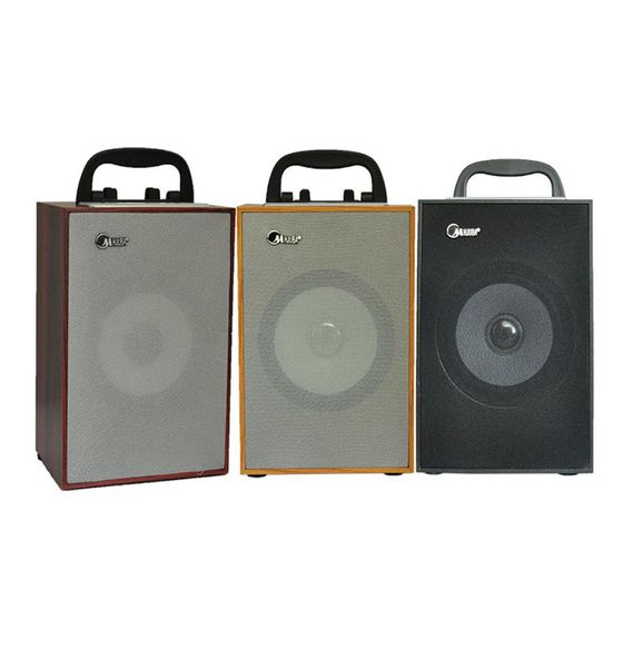 Altavoz Bluetooth con mango portátil con gran volumen y micrófono para promocionar a un jugador pequeño en una cabina de karaoke al aire libre6350351