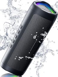 Altavoz Bluetooth con Sonido HD, Inalámbrico Portátil, IPX5 Resistente al Agua, Hasta 24 Horas de Reproducción, Emparejamiento TWS, BT5.3, para Hogar/Fiesta/Exterior/Playa, Gadgets Electrónicos, Regalo de Cumpleaños