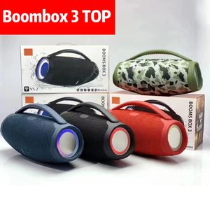 Haut-parleurs Bluetooth Boombox 3 IPX7 étanche puissance son sans fil 3D HIFI basse mains libres Portable musique son stéréo caissons de basses avec vente au détail