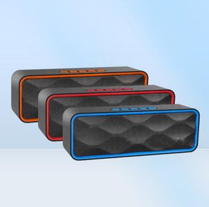 Haut-parleurs Bluetooth Hifi stéréo woofer double corne de corne portable o joueur imperméable haut-haut-haut de fil boombox sans fil Soundba9762588