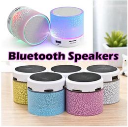 Bluetooth-luidsprekers LED A9 S10 Draadloze luidsprekerhanden Draagbare miniluidspreker gratis TF USB FM Ondersteuning sd-kaart PC met microfoon