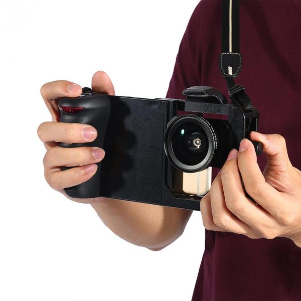 Livraison gratuite Stabilisateur Bluetooth Support de kit de montage de stabilisateur de poche réglable universel avec filtres d'objectif Utilisation pour téléphone intelligent