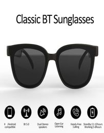 Les lunettes de soleil Bluetooth avec la technologie de l'oreille ouverte font que les mains profitent du Dom des appels mobiles sans fil Bluetooth et 4485797