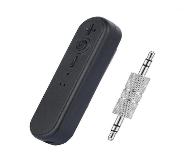 Transmisor o receptor Bluetooth, adaptador de altavoz auxiliar con conector de 3,5mm, Kit de música manos libres para coche, adaptador auxiliar con Clip Z218542079