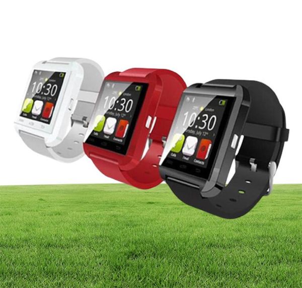 Bluetooth U8 Smartwatch Relojes de pulsera Pantalla táctil para iPhone 7 Samsung S8 Teléfono Android Monitor para dormir Reloj inteligente con venta al por menor 7105312