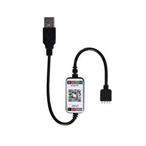 Bluetooth USB RGB Led Strip Light 5V Volt Musique Télécommande Sans Fil Pour 5050 2835 LED Bandes