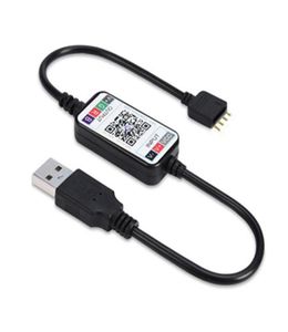 Bluetooth USB RGB Led Strip Licht 5V Volt Muziek Afstandsbediening Draadloos Voor 5050 2835 LEDs Strips6136576