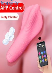 Bluetooth Vibrator Pappel pour les femmes Contrôle de l'application sans fil Sexy Touet Couple de vibration portable Oeuf G Spot2401332