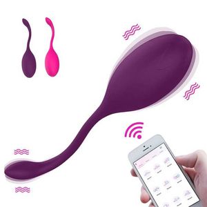 Vibromasseur Bluetooth Sex Toys pour femmes sans fil APP contrôle gode vibrant oeuf G spot stimulateur de clitoris Couple féminin 231010