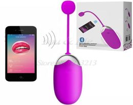 Aplicación inalámbrica Bluetooth Control remoto Huevo vibrante Vibradores fuertes Juguetes sexuales para mujer Estimulador de clítoris GSpot Productos sexuales S11558002