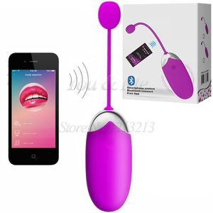 Bluetooth sans fil APP télécommande oeuf vibrant vibrateurs forts jouets sexuels pour femme G-Spot stimulateur de clitoris produits sexuels S921