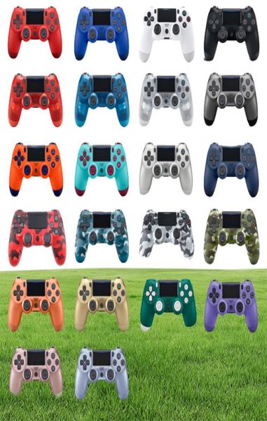 Controlador inalámbrico Bluetooth para PS4 Vibration Joystick GamePad Juego Mango Controladores para Play Station con Logo Retail Box1899077