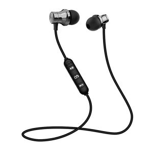 Écouteurs sans fil Bluetooth sport dans l'oreille écouteurs magnétiques écouteur avec micro pour casque de téléphone portable