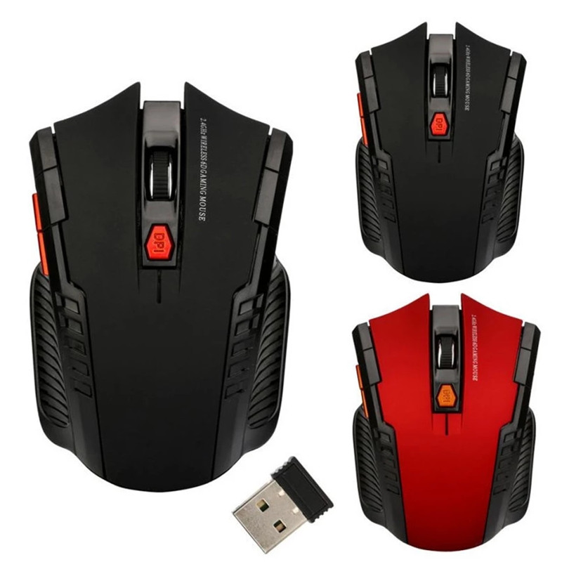 Bluetooth Wireless Gaming Mouse 2400DPI 6 Knoppen 2.4GHz Mini Draadloos optisch Muis Gift voor PC Laptop