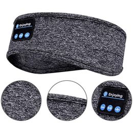 Bluetooth draadloze hoofdtelefoon Slaap oogmasker Headset Zacht elastisch Comfortabel Sporthoofdband Bluetooth muziekoortelefoon