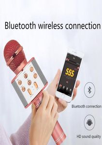 Bluetooth Wireless o Microphone En haut-parleur portable Karaoke Mic USB MINI HOME KTV3584419