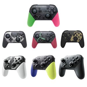 Contrôleur sans fil Bluetooth Pro Manette de jeu Joypad Télécommande pour console de commutation Nintend Manette de jeu Manette de jeu Contrôleur sans fil avec emballage de vente au détail DHL