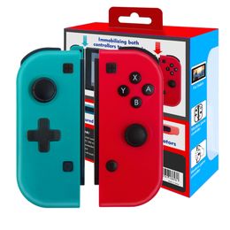 Contrôleur de jeu sans fil Bluetooth Pro Gamepad Poignée Joystick Joy Con (L/R) avec sangle/réveil pour console Nintend Switch NS