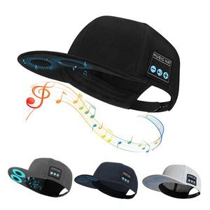 Bluetooth Wireless Trucker Hat Music Hat Elecphones en haut-parleurs de fil Ajustement de base de sport extérieur CAP LYP094