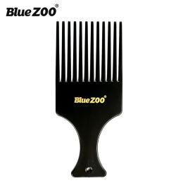 Bluezoo Thin Black Tough Men's Vintage Huile Head grand dos Moxigan Design Airplane Head Hairdressing Peigl