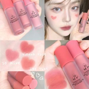 Blush 1 STKS Vloeibare Blush Fluweel Matte Blusher Gezichtspigment Blijvende schoonheid Natuurlijke Crème Wang Tint Oranje Perzik Blush Make-up Maquiagem 230904