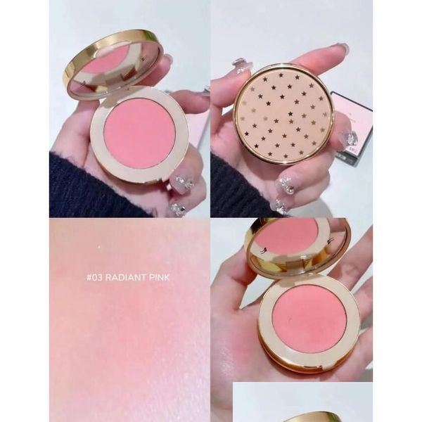 Blush 2023 Poudre Soyeuse 4 Couleurs Rose Tender Abricot Radiant Rose Bright Coralmakeup Palette 5.5G Fard A Joues Poudre Soyeuse Drop D Dhy5B