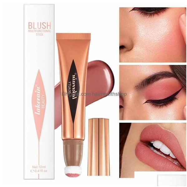 Blush B Highlighter Stick Face Liquid Ber Natural Cheek Cheek Eye Tint Contour de durazno Righten Cosmética 230725 Drop entrega de entrega Bea Dhwer