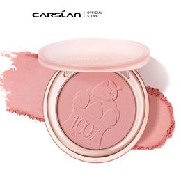 Blush CARSLAN 6 kleuren Sweet Face Blush Palette Velvet Matte Light Shimmer Blusher Natural Cheek Contour Tint Peach Pink Rouge 230718