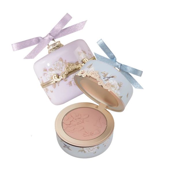 Blush fleur dieux en relief Blush violet Rouge nu naturel Monochrome Rouge mat correcteur marque privée maquillage fard à joues 231019