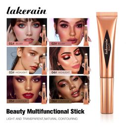 Blush Liquid Contour Beauty Wand Gel Crema Bronceador y Hightligher Stick Mezclable Acabado mate Sombra facial Maquillaje de larga duración 231117