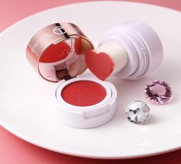 Blush Otwoo Make Up Imperproofing Long Lasting Air Cushion Seal Pigment Pigment Heart Blusher Palette Peach Color4132506