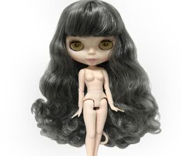 Blythe 17 Action Doll Dolls Nude Body Cambio de una variedad de estilos Curly Short Color de cabello personalizable Color51225107175067