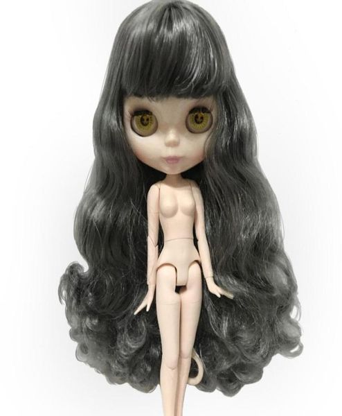 Blythe 17 acción Muñeca Desnuda Muñecas cambio de cuerpo una variedad de estilos rizado corto lacio color de cabello personalizable51225109135126