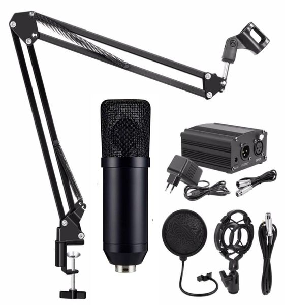 BM 700 Microphone du condenseur avec Phantom Power Shock Proof Mount POP Filtre pour le studio O Enregistrement Microfone Mic NB35 Mic Stand7718280